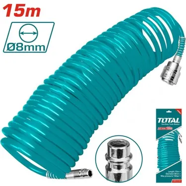 TOTAL SPİRAL PU HAVA HORTUMU 10 METRE