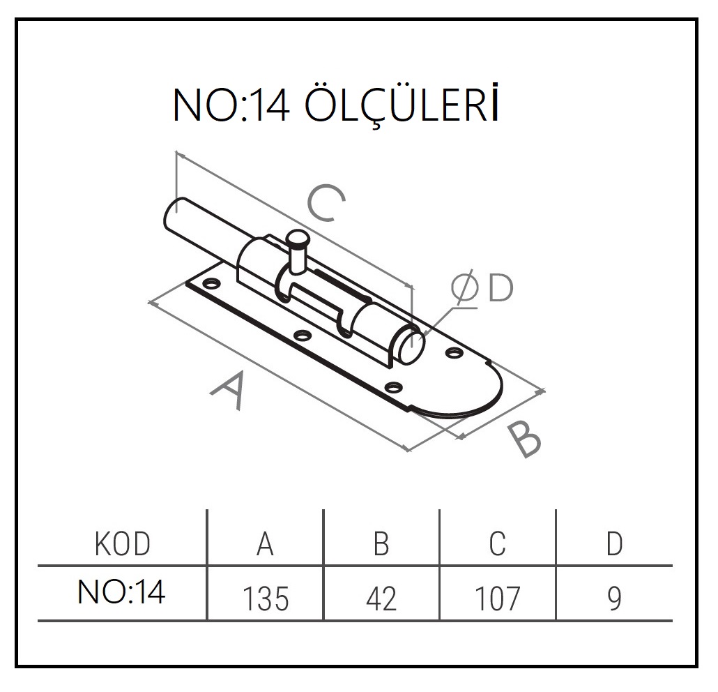 ER-SA MAVZER SÜRGÜ NO.14 