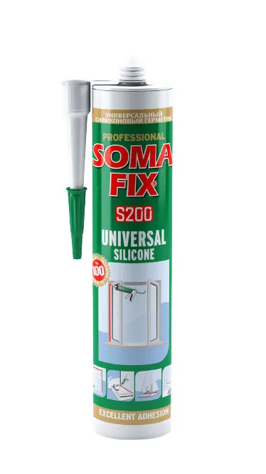 SOMAFİX GENEL AMAÇLI SİLİKON SİYAH 280ML 320GR