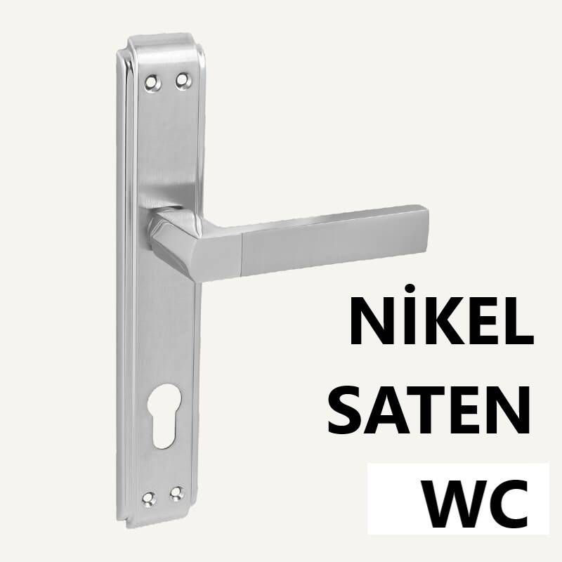 ALÜ. LÜKS POLAT ANKA AYNALI NİKEL SATEN WC KAPI KOLU