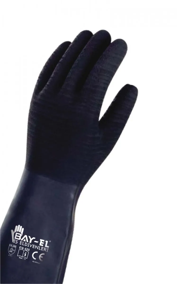 BAY-EL KAUÇUK ELDİVEN UZUN PÜTÜRLÜ XL 45 CM (EL2500)