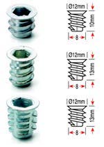 AYTUĞ M6 8X13 MM METAL DÜBEL (EURO DİŞ)