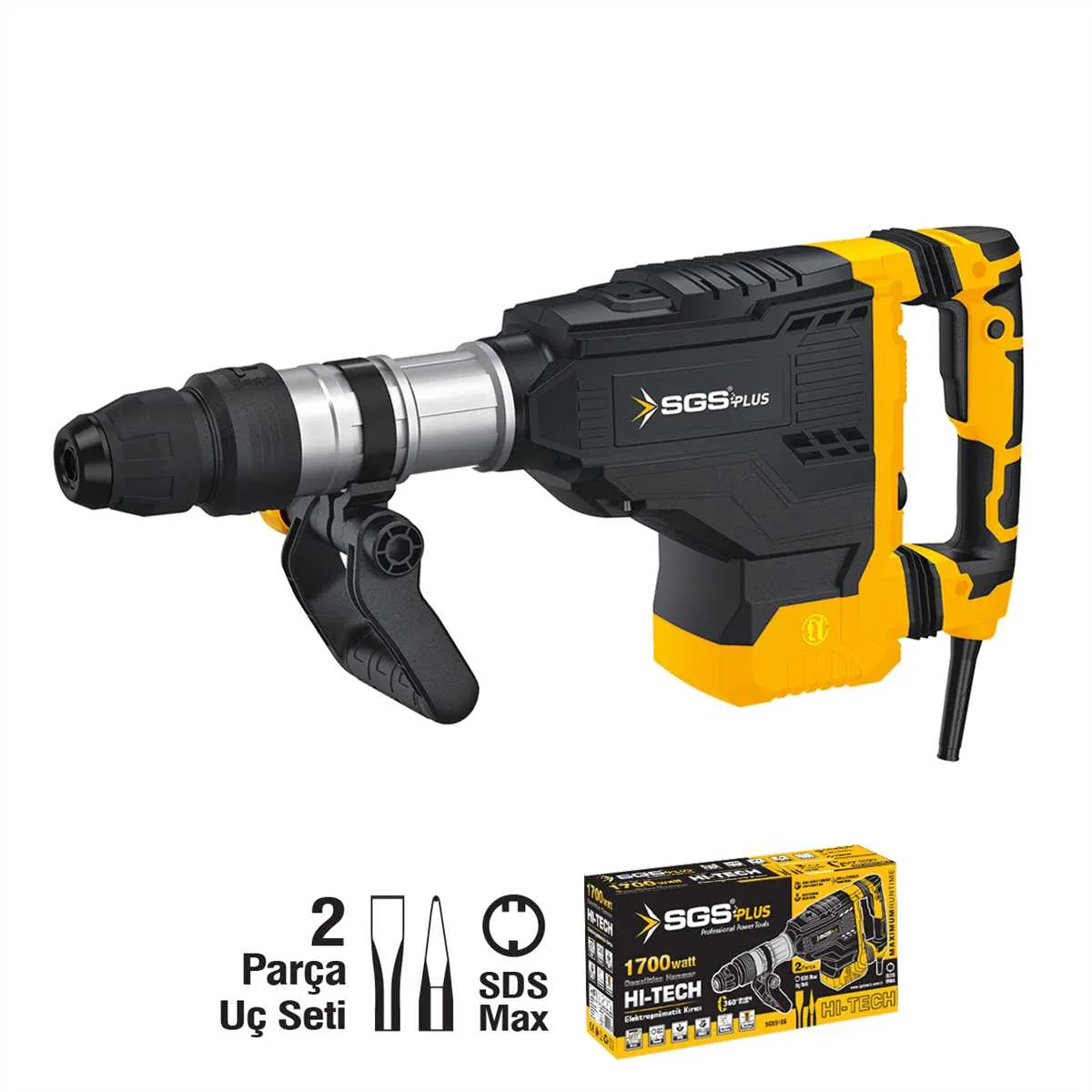 SGS ELEKTROPNOMATİK KIRICI SDS MAX 1700 WATT 45 JOULES