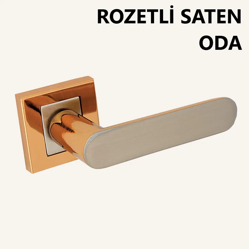 ALÜ. BARBAROS KARE ROZETLİ ALB SATEN ODA 