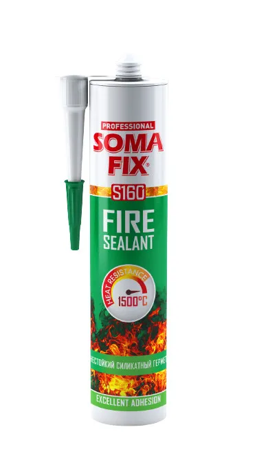 SOMAFİX ISI MASTİĞİ SİYAH 310ML 600GR (1500 C )