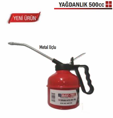 BAY-TEC YAĞDANLIK METAL UÇLU 500 CC