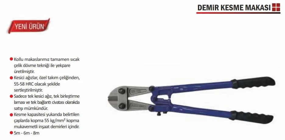 BAY-TEC DEMİR KESME MAKASI 24 X 600 MM