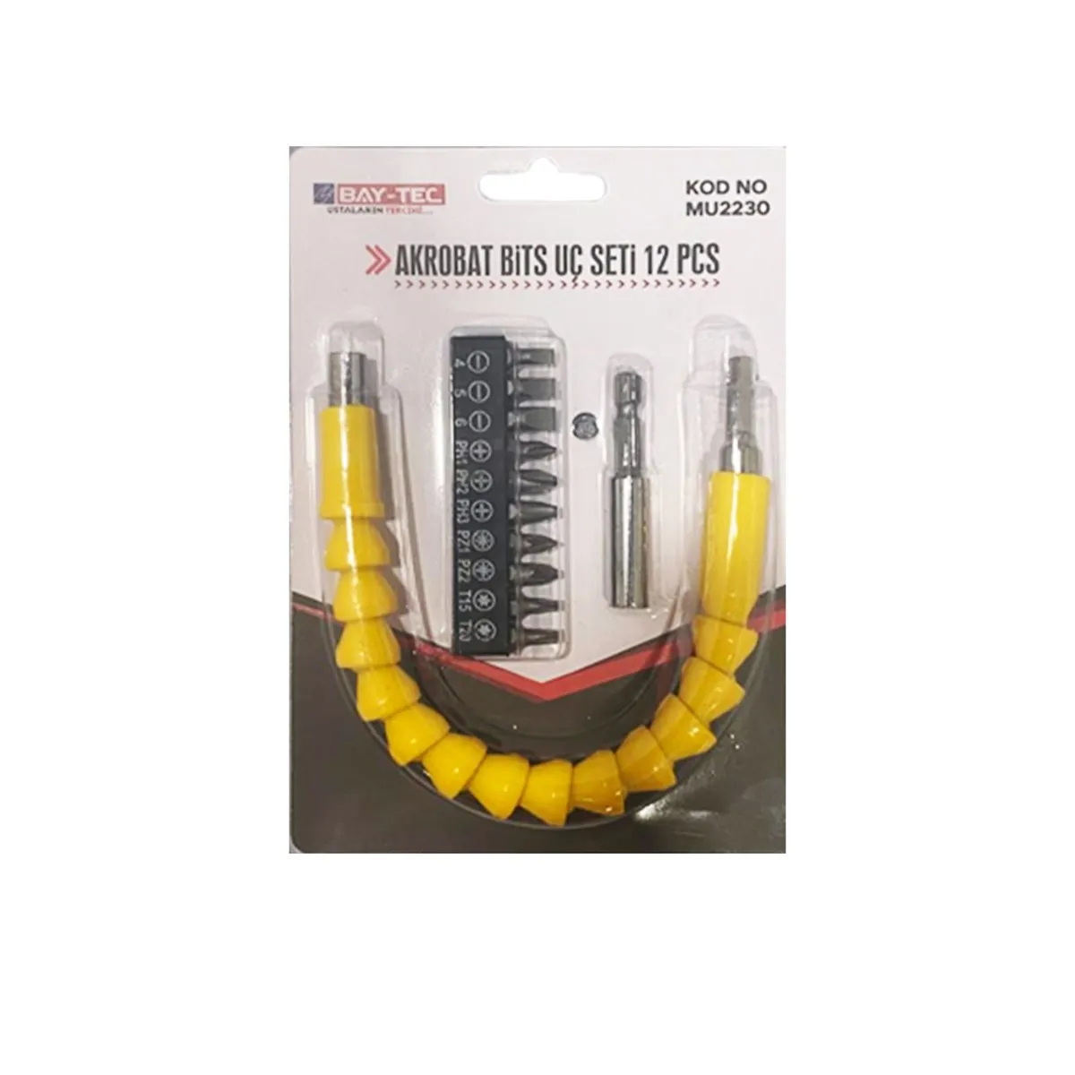 BAY-TEC AKROBAT BÜKÜLEBİLİR BİTS UZATMA VE UÇ SETİ 300 MM