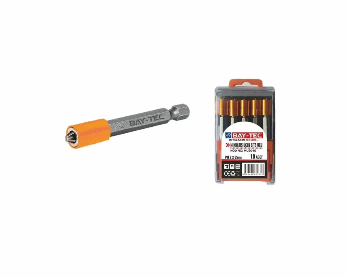 BAY-TEC MIKNATIS UÇLU BİTS UCU PH2X65 MM