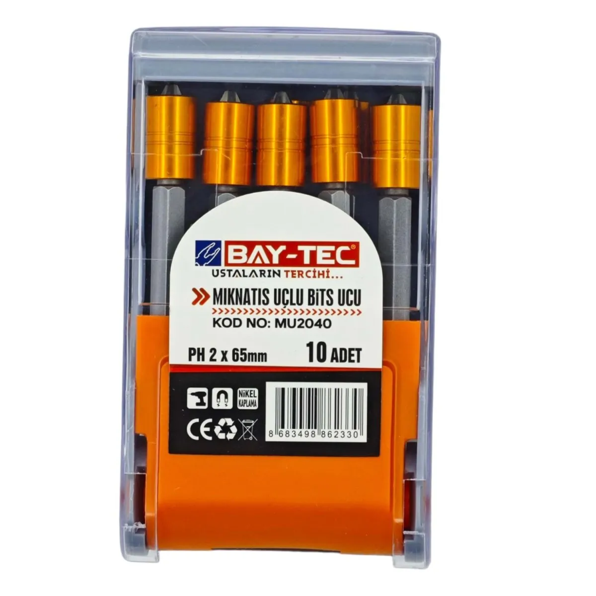 BAY-TEC MIKNATIS UÇLU BİTS UCU PH2X65 MM