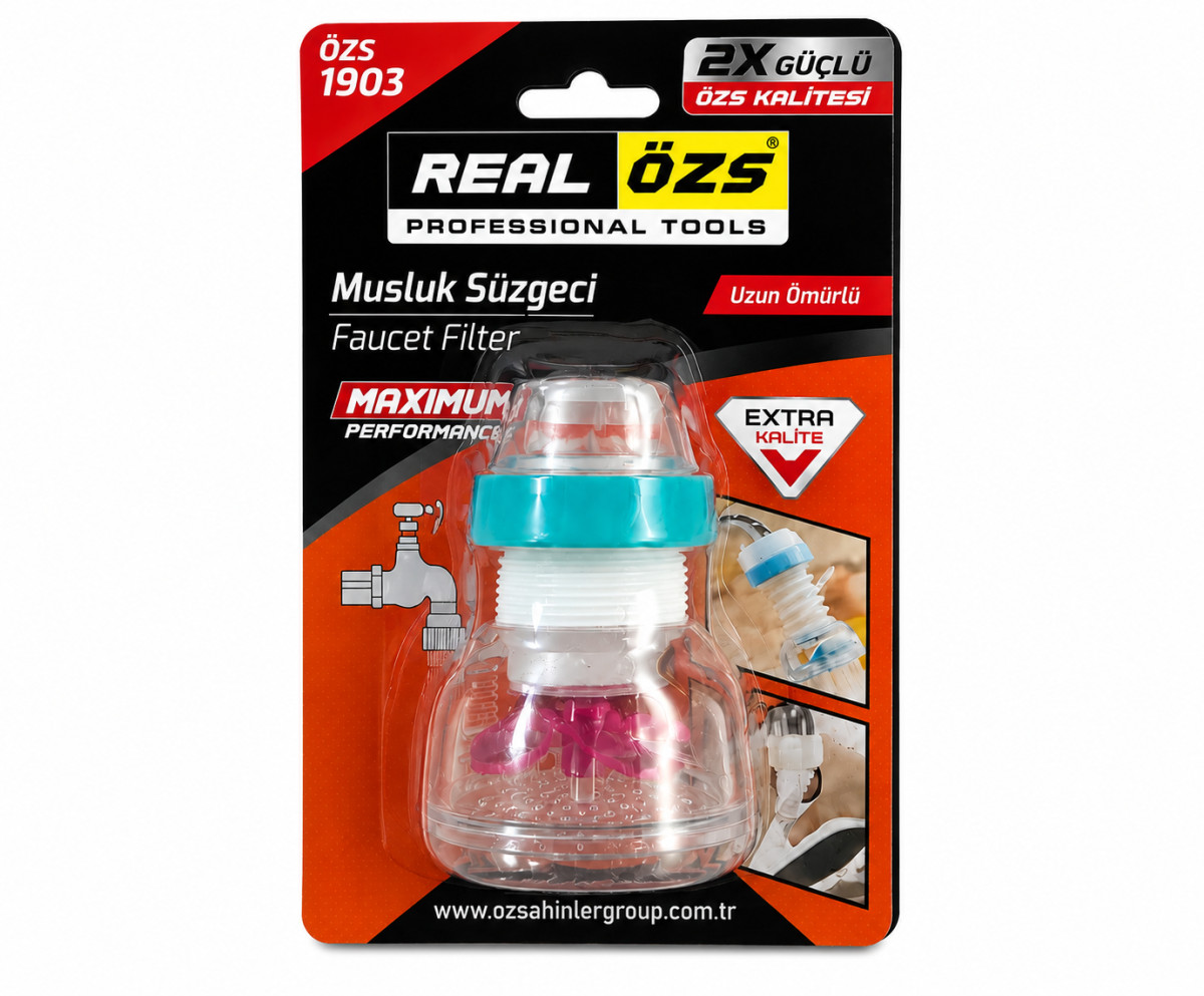 REAL ÖZS MUSLUK SÜZGECİ UZAYAN BAŞLI