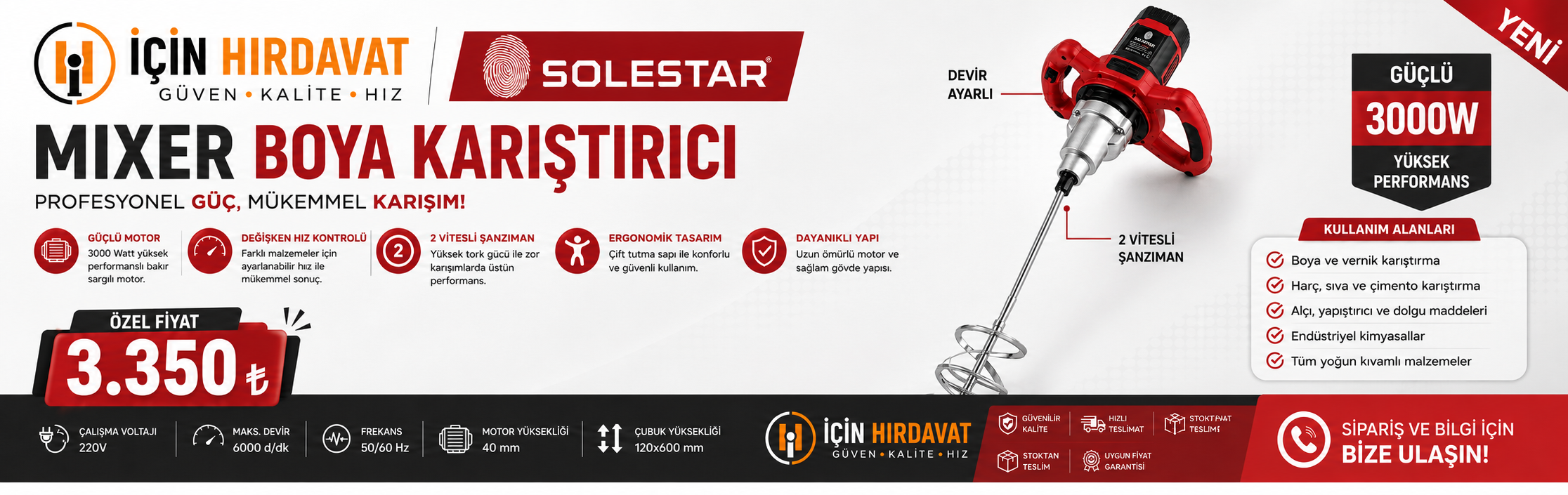 SOLESTAR BOYA KARIŞTIRICI