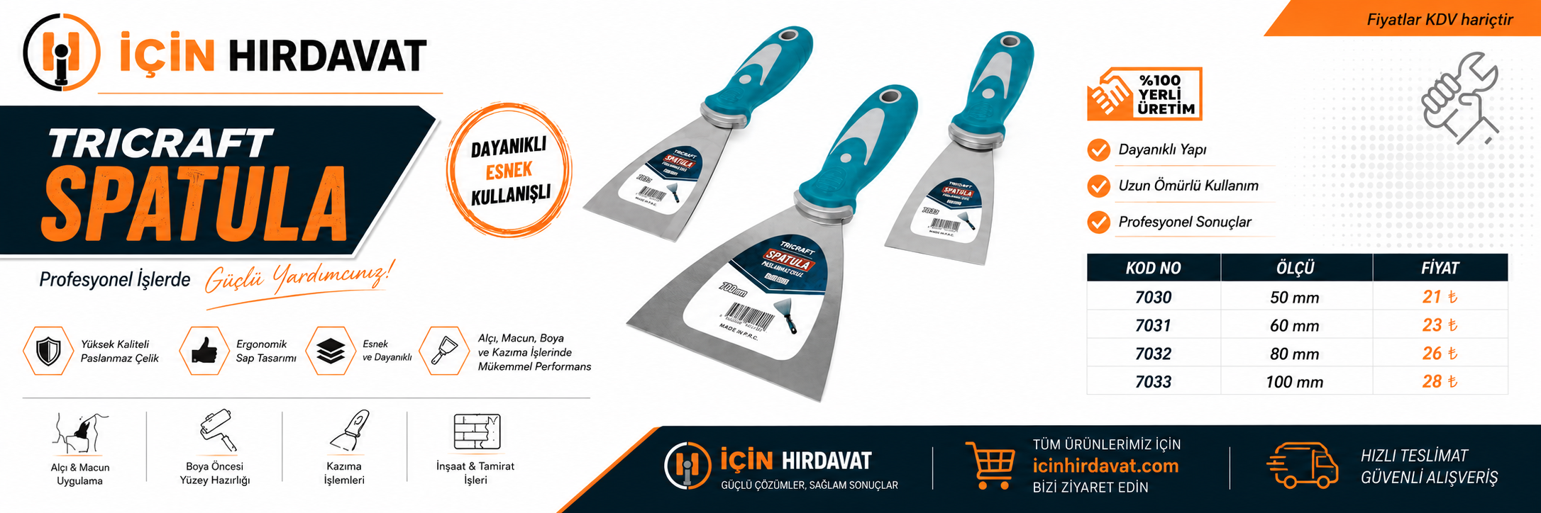 TRİCRAFT SPATULA