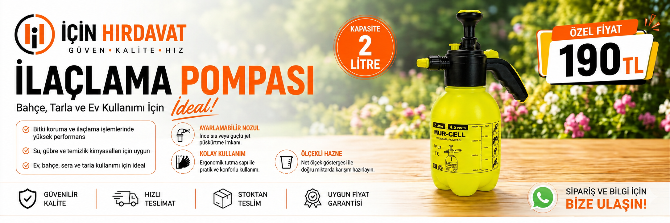 İLAÇLAMA POMPASI