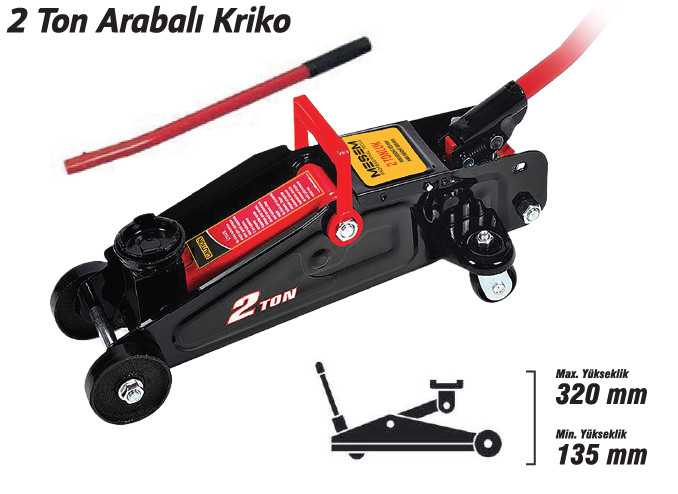 TRİCRAFT  ARABALI KRİKO 2 TON