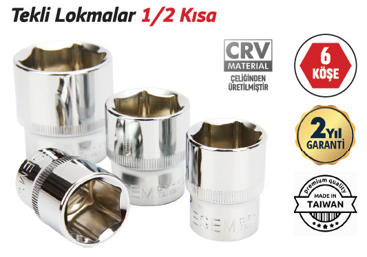 TRİCRAFT TEKLİ LOKMA 1/2 KISA 15 MM