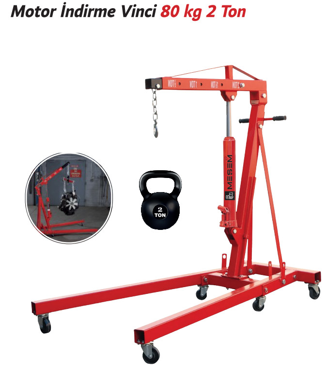 TRİCRAFT MOTOR İNDİRME VİNCİ 80 KG-2 TON