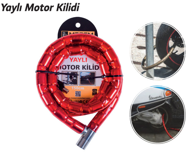 TRİCRAFT YAYLI MOTOR KİLİDİ 150CMX22MMX6.8 15.2 M
