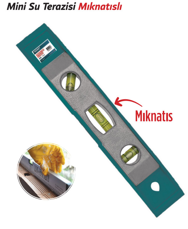 TRİCRAFT MİNİ SU TERAZİSİ MIKNATISLI 23 CM
