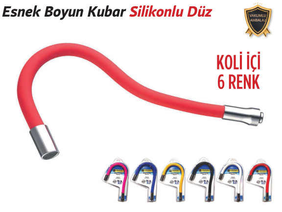 TRİCRAFT KUBAR ESNEK BOYUN SİLİKONLU DÜZ RENKLİ