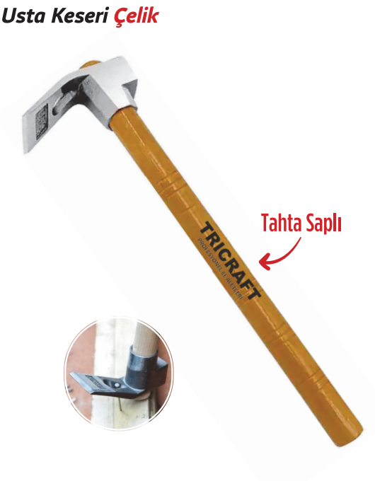 TRİCRAFT USTA KESERİ ÇELİK 