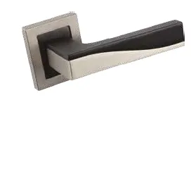 ALÜ. DERYA KARE ROZETLİ MAT SİYAH VERNİK SATEN WC
