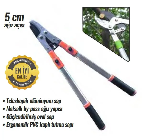 BAY-TEC DAL BUDAMA MAKASI TELESKOPİK 5 CM AĞIZ