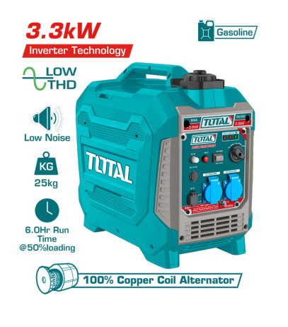 TOTAL BENZİNLİ JENERATÖR 3,3 KW