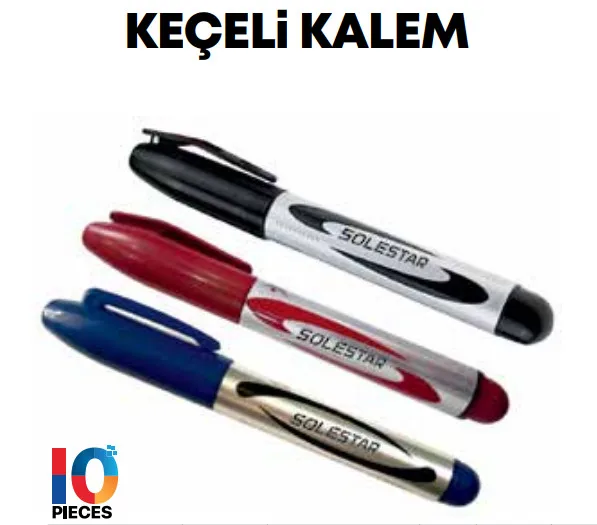 SOLESTAR KEÇELİ KALEM SİYAH