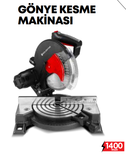 SOLESTAR GÖNYE KESME MAKİNASI 1400 W
