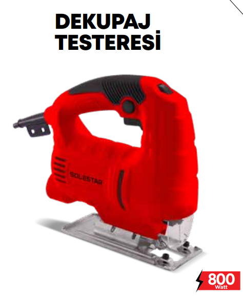 SOLESTAR DEKUPAJ MAKİNESİ 800 W