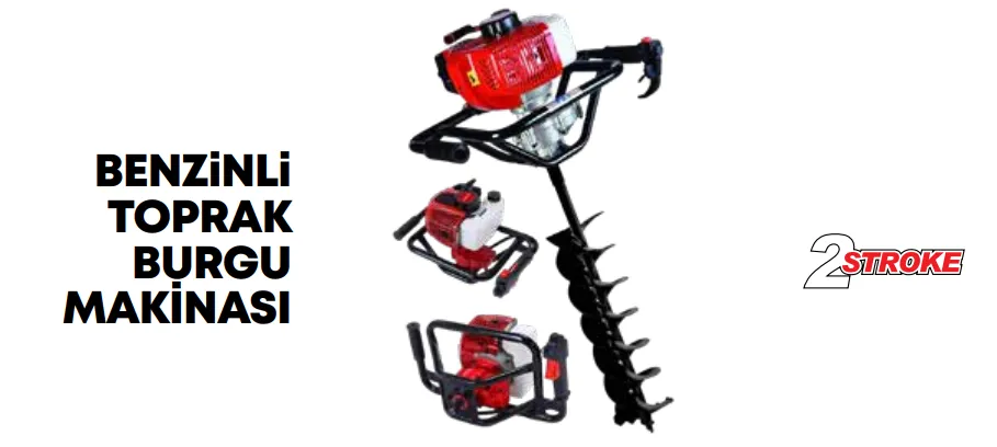 SOLESTAR BENZİNLİ TORPAK BURGU MAKİNASI 52 CC