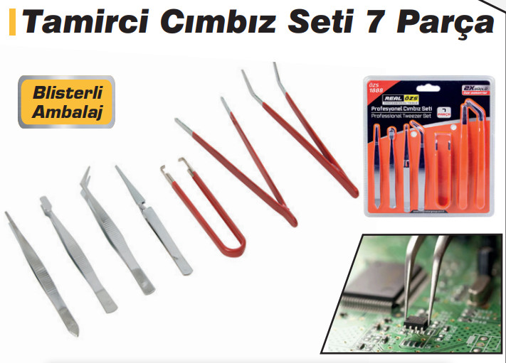 DMAX TAMİRCİ CIMBIZ SETİ 7 PARÇA