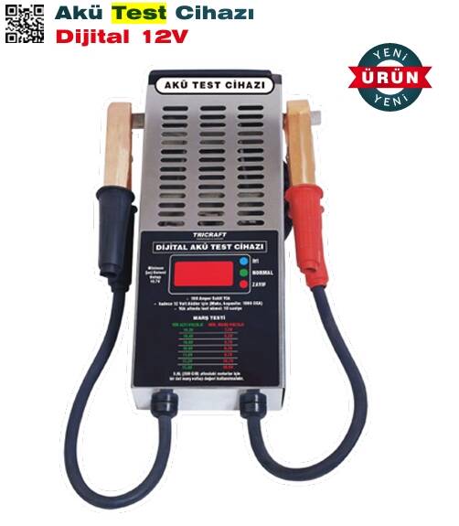 TRİCRAFT AKÜ TEST CİHAZI DİJİTAL 12-24 V