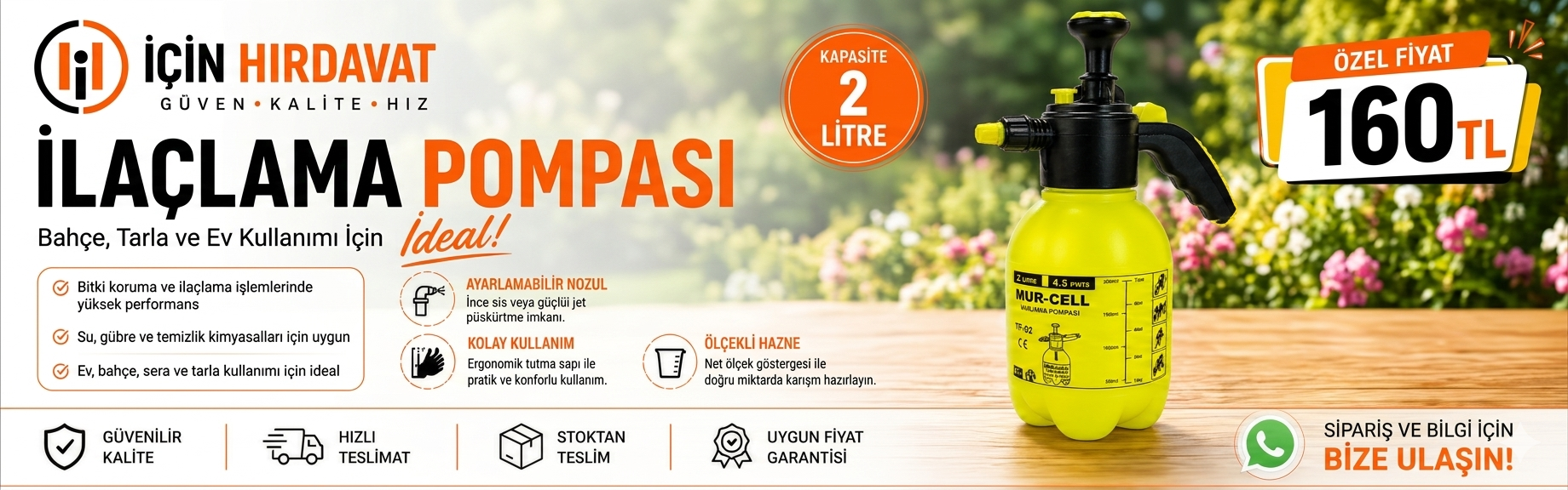İLAÇLAMA POMPASI