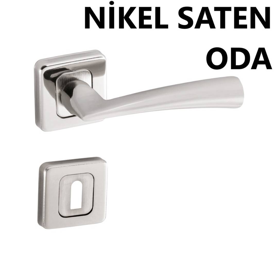 ALÜ. HAZAL ROZETLİ NİK.SATEN ODA KAPI KOLU