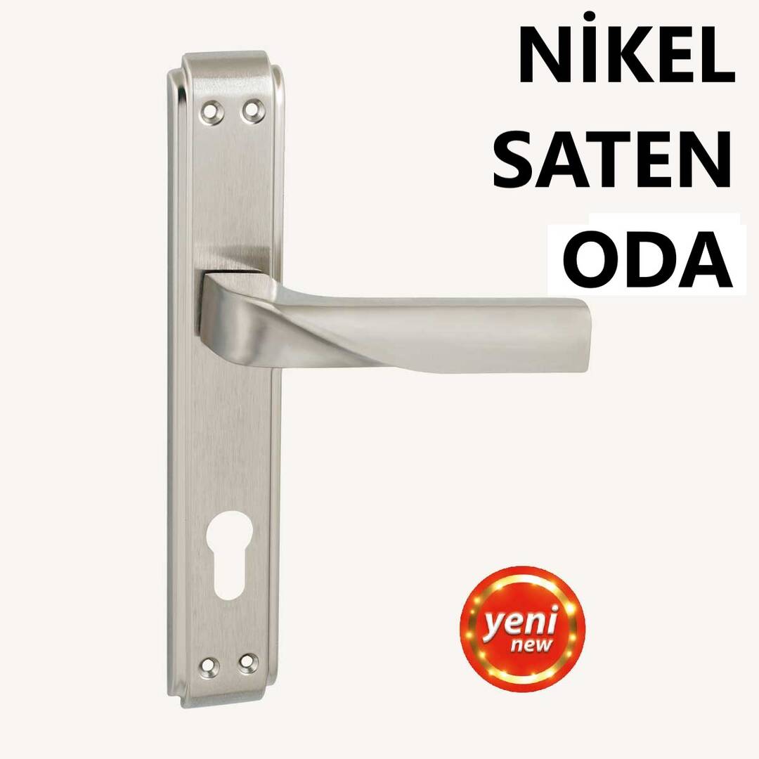 ALÜ.NOYAN ANKA AYNALI NİKEL SATEN ODA KAPI KOLU