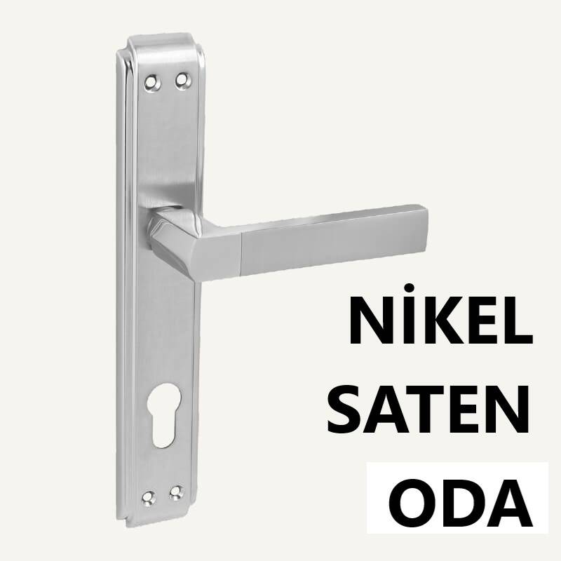 ALÜ. LÜKS POLAT ANKA AYNALI NİKEL SATEN ODA  KAPI KOLU