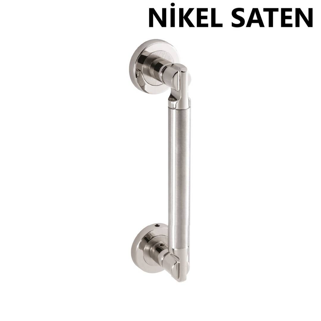 SOFUOĞLU ZAMAK ŞEBBOY ÇEKME KOL NİKEL SATEN 20 CM