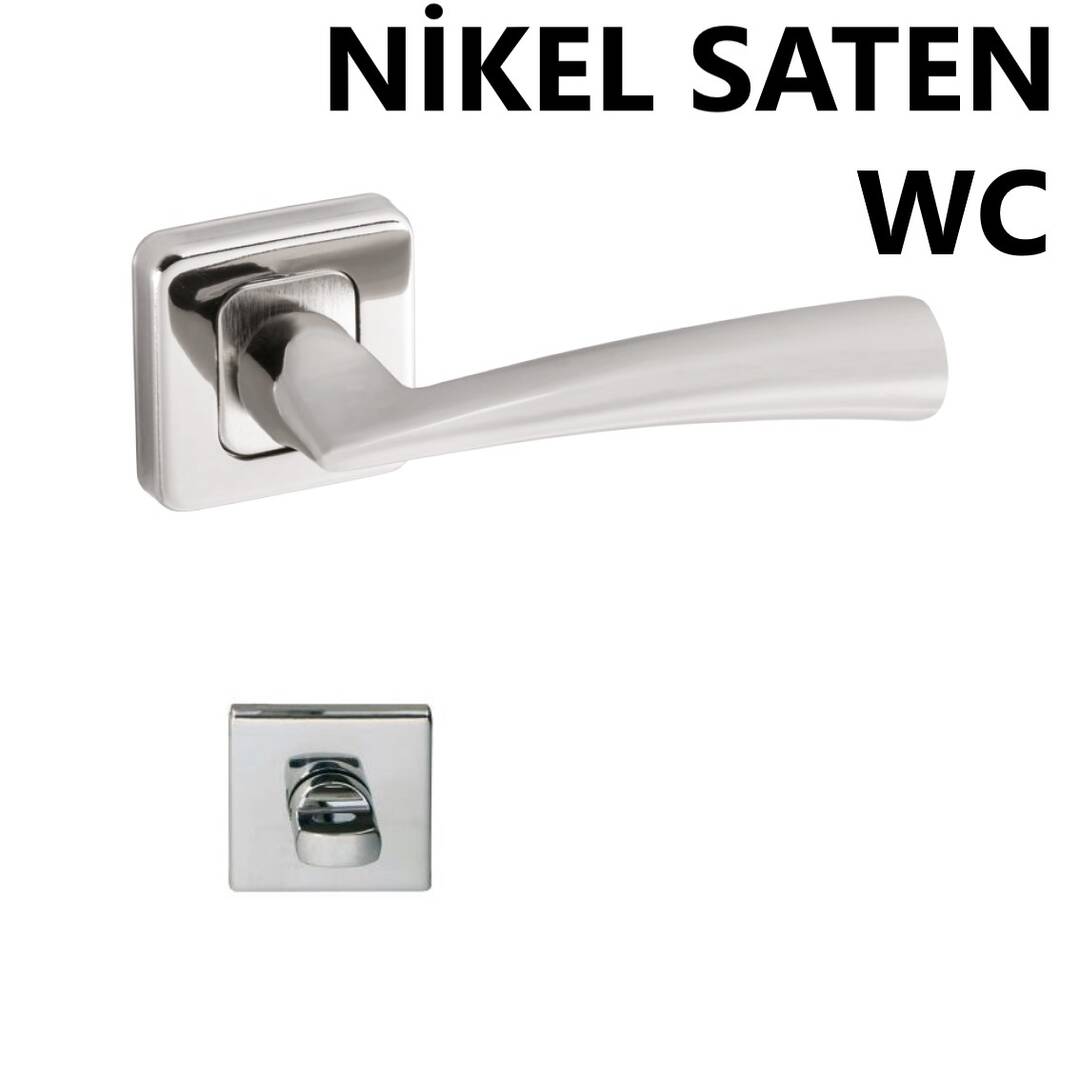 ALÜ. HAZAL ROZETLİ NİK.SATEN WC KAPI KOLU