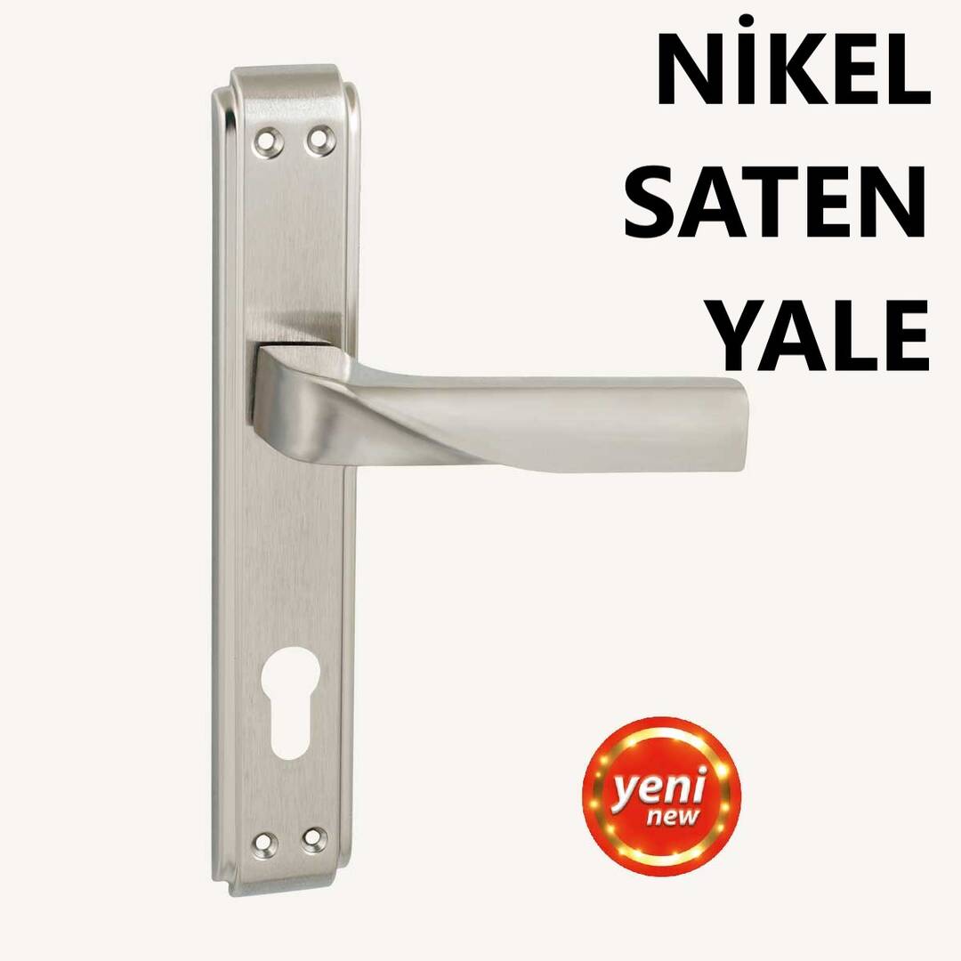 ALÜ.NOYAN ANKA AYANLI NİKEL SATEN YALE KAPI KOLU