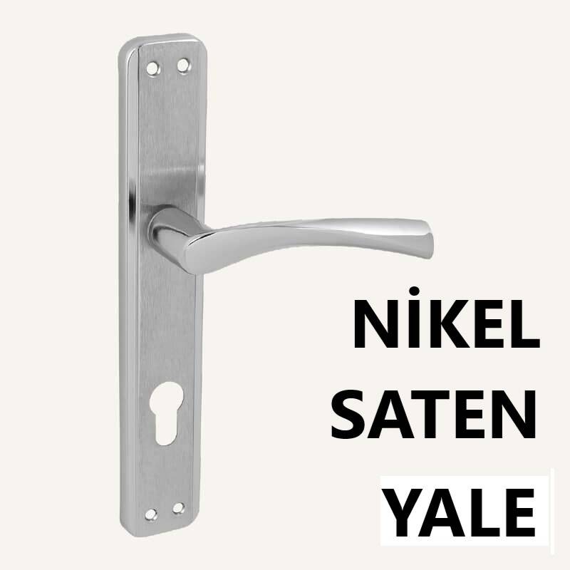 ALÜ. EKO LERZAN PLATO AYNALI NİK.SATEN YALE KAPI KOLU