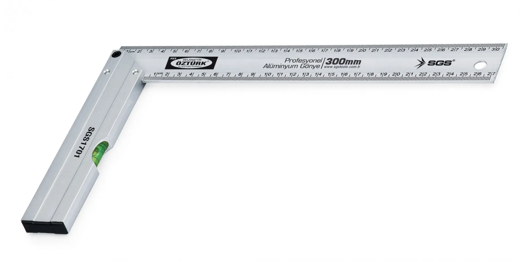 ALÜMİNYUM GÖNYE PROFESYONEL 300MM