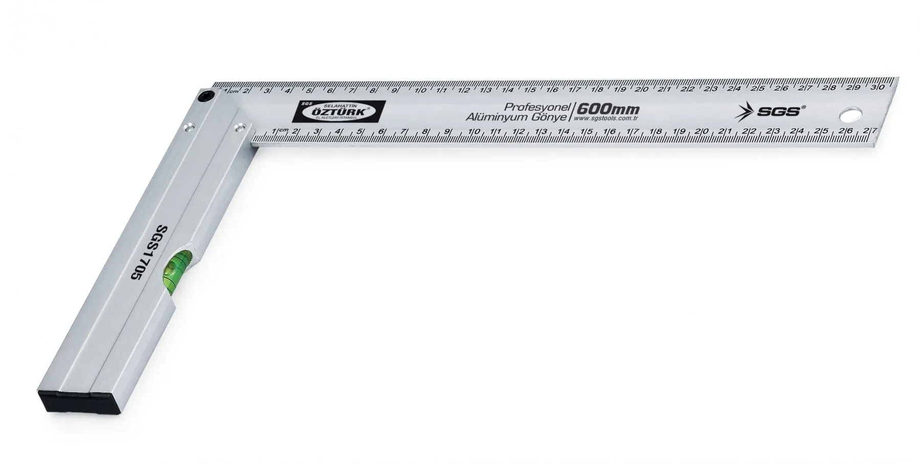 ALÜMİNYUM GÖNYE PROFESYONEL 600MM