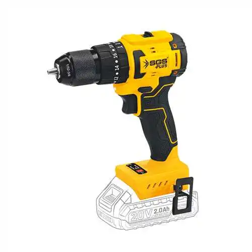 SGS DARBELİ MATKAP SETİ 20 VOLT (2.0Ah) (KÖMÜRSÜZ MOTOR) BATARYASIZ