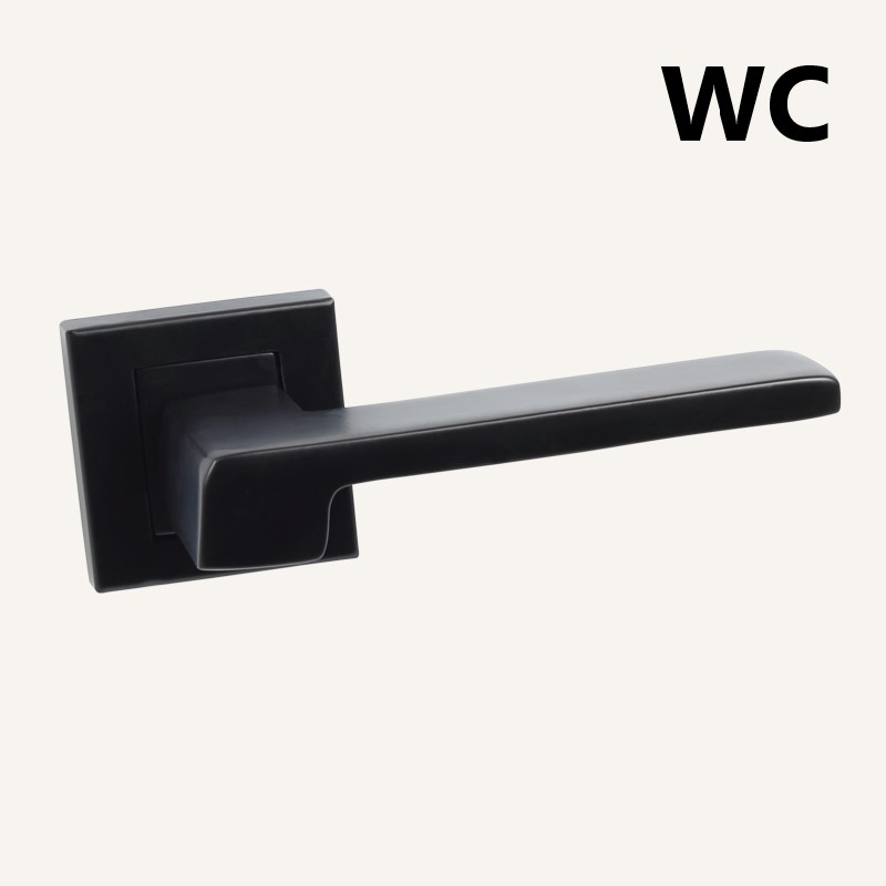ALÜ. ANKA KARE ROZETLİ SİYAH WC