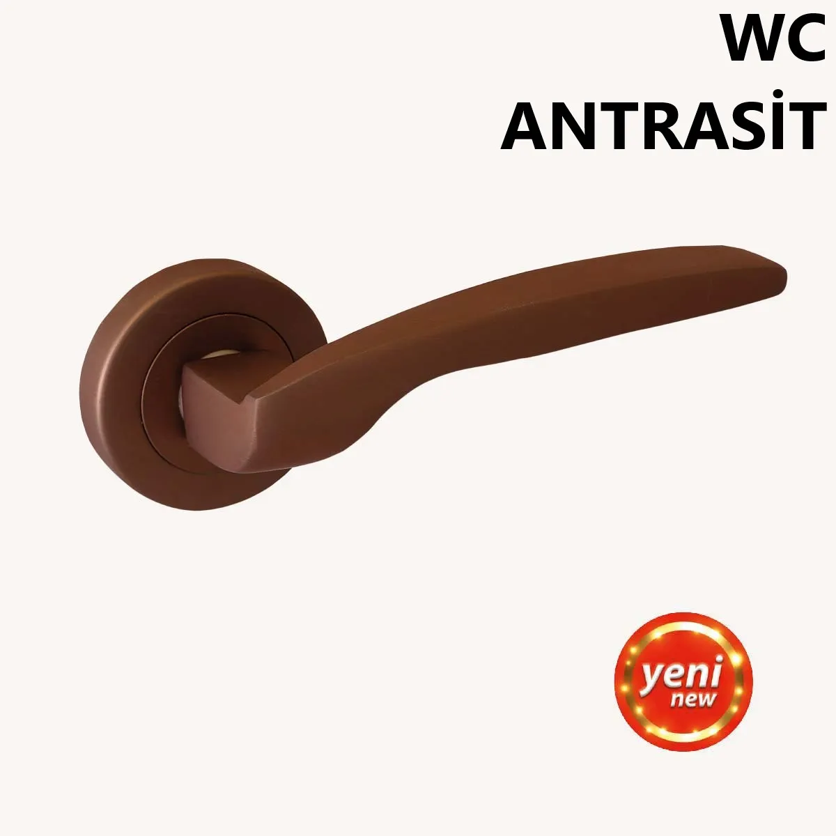 ALÜ. ARAS ROZETLİ MAT ANTRASİT WC
