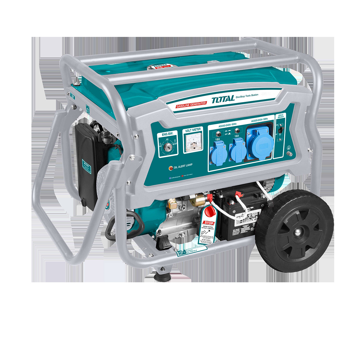 TOTAL MARŞLI BENZİNLİ JENERATÖR 220-240V