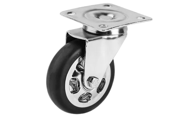 KROM JANTLI TEKERLEK SERİSİ 75X25 KROM JANTLI TABANLI TEKER 50 KG
