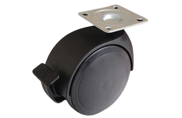 PP TEKERLEK SERİSİ 75 LİK PP TABLALI FRENLİ TEKER 45 KG
